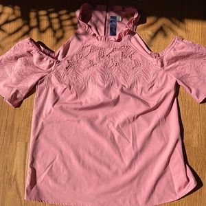 Pink summer blouse